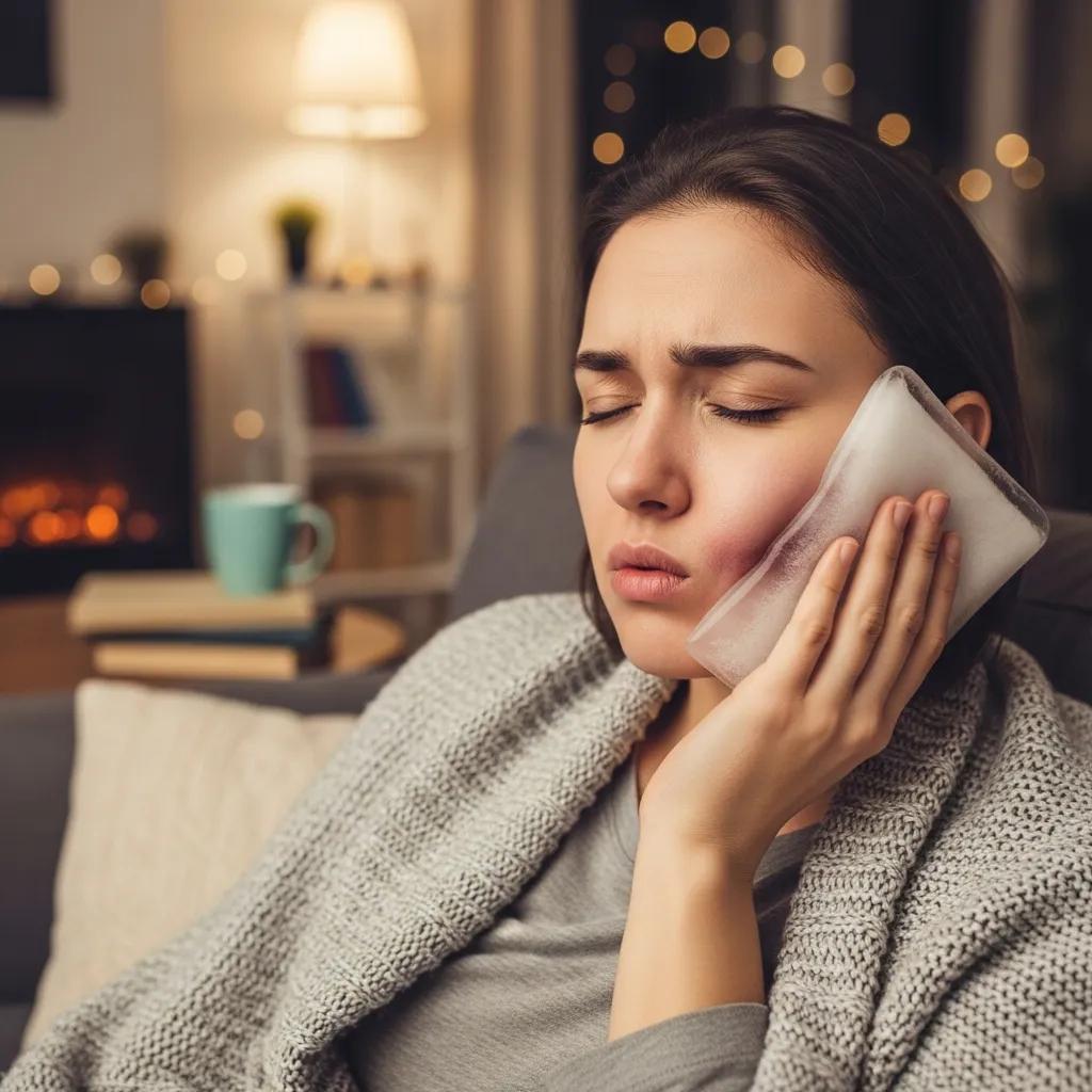 patient-applying-an-ice-pack-to-their-cheek-for-pain-management-after-tooth-extraction